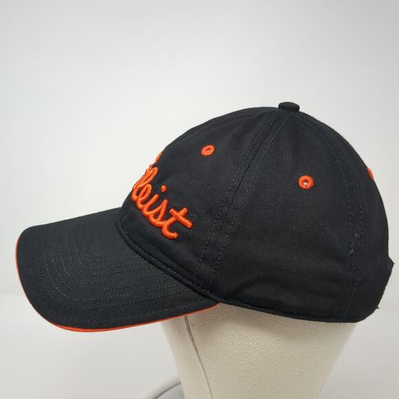 Titleist Slideback Hat Black One Size Embroidered Spell Out New Era - Picture 3 of 9